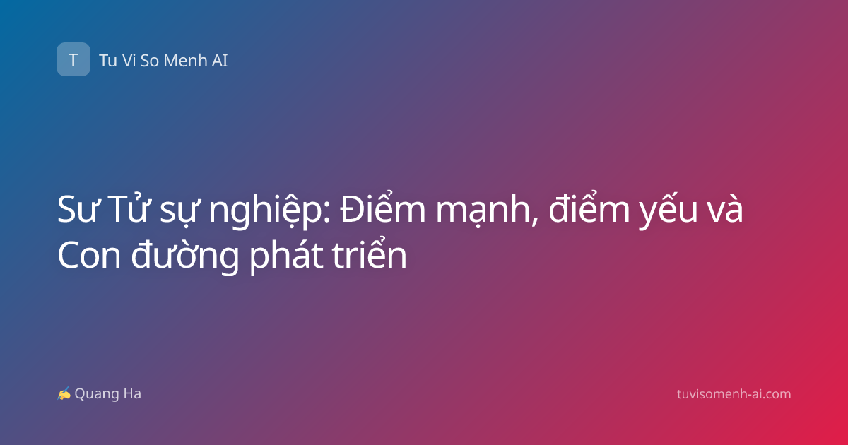 Sư Tử sự nghiệp: Điểm mạnh, điểm yếu và Con đường phát triển